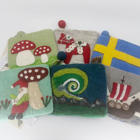 Variety of Felted Purses